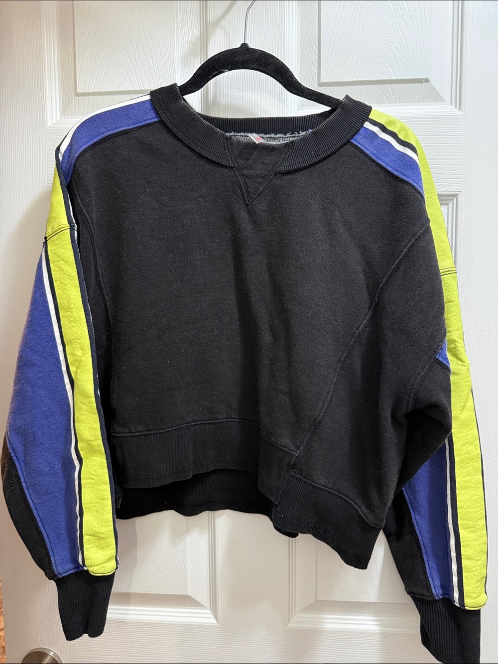 FP Movement (Free People) Intercept Pullover with Stripe sleeves